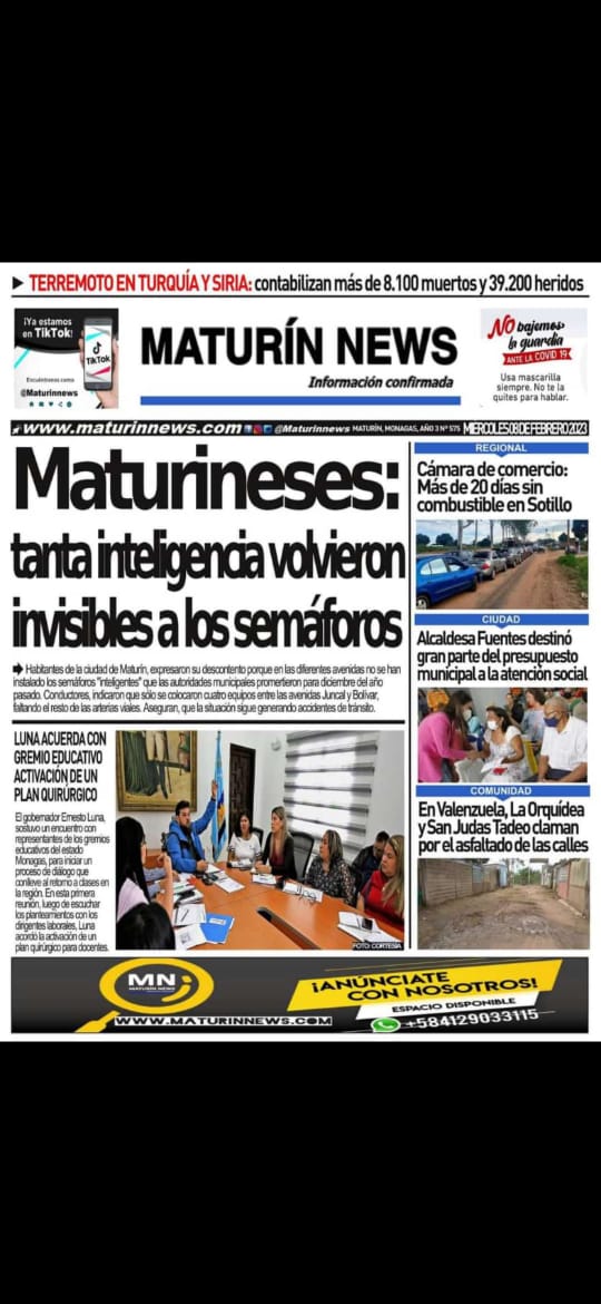 Jose_Palumbo's tweet image. #Maturin #SemaforosInteligentes @ErnestoLunaPsuv