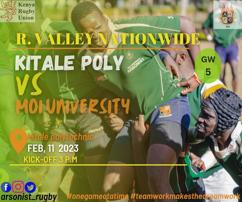 ArsonistR's tweet photo. This weekend we make the trip to @TransNzoia for some points harvesting as we face the @KnpRugby in our final Nation Wide Rift group stage's game for 2022/2023 season. 🌽 🧺 🏉
#onegameatatime
#teamworkmakesthedreamwork https://t.co/sF1mda5s5n