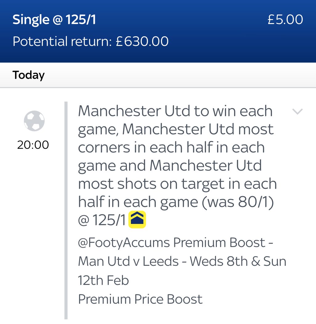Footy Accumulators tweet media