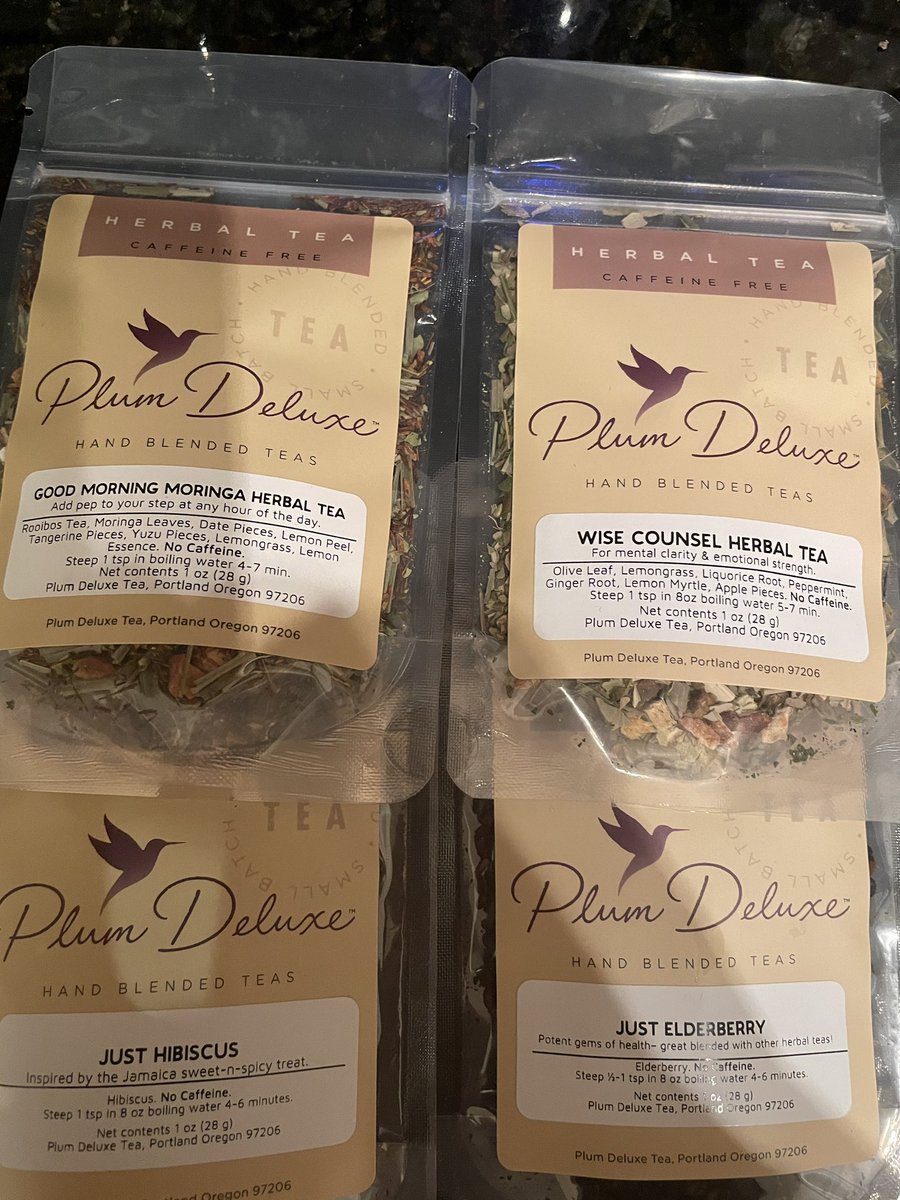 dst6n01's tweet photo. Ok so I AM SO EXCITED to unpack my @plumdeluxe teas!!! This is just the start of the haul. 

Y’all know I journal, listen to music &amp; drink tea every morning. I don’t drink coffee, but I drink A LOT of tea. I order plum deluxe from Oregon to DC because their teas are THAT good https://t.co/yUPp2K7JbY