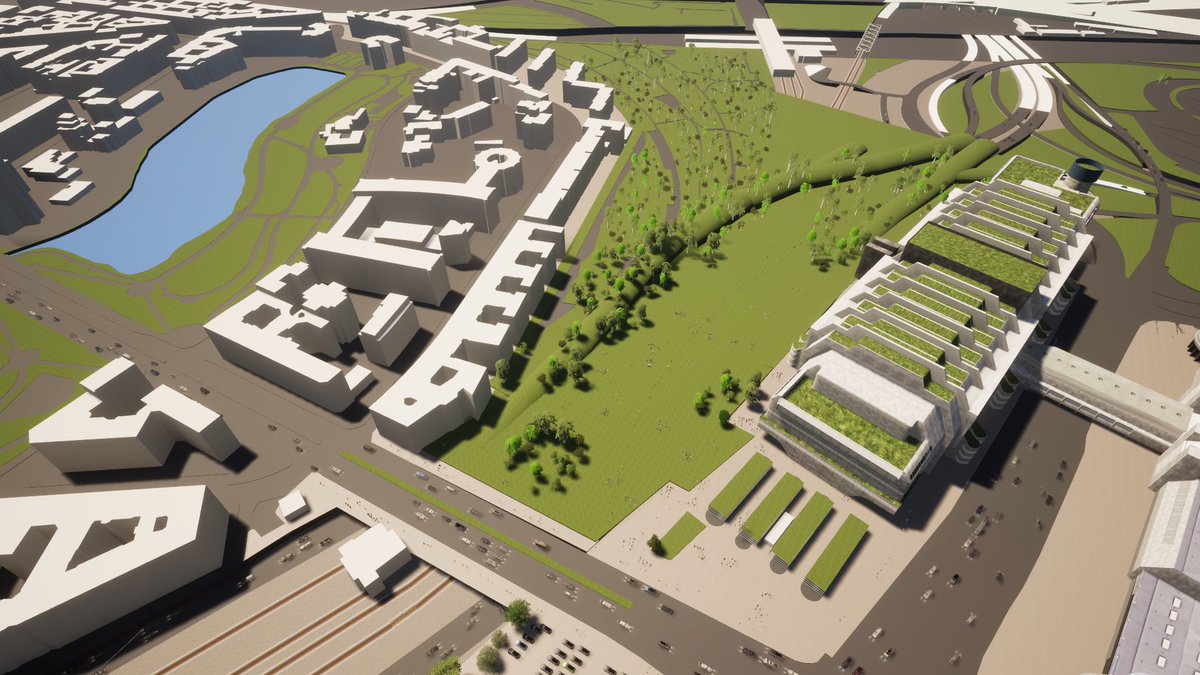 BovingRoland's tweet photo. Grüne #Transformation eines Verkehrsmolchs mit 240.000 Autos am Tag #Autobahnüberbauung #A100 #Lebensraum #Stadtraum #Berlin #StadtNeuDenken #ICC #Autobahndeckel #Bürgerpark #Westkreuzpark #Stadtentwicklung #StadteingangWest https://t.co/nEhSUxGrKS