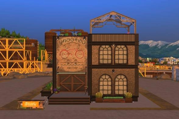 SarahLaCroixSim's tweet photo. Eco Industrial Arts Loft uses #EcoLifestyle &amp; #IndustrialLoftKit #TheSims4 #ShowUsYourBuilds #SarahLaCroix #SarahLaCroixSims https://t.co/LLigcYLprF