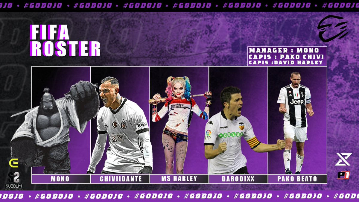 ⛩️ #CLUBESPRO ⛩️

Cambiamos de roster en la sección Clubes Pro 🔁

Cogerá las riendas un STAFF del club con sus capitanes🚸

Unos chic@s conocidos y experimentados en Clubes Pro ⚽

👔 Aquí están ! 👔

<a href="/Pakobeato/">Pako Beato</a>
<a href="/MoNo_Vlc14/">GMK MONO 🐒</a>
<a href="/ChiviiDantte/">...Mr.Dantte... Chiviinho 99</a>
<a href="/DaRoDiXx/">David.R</a>
<a href="/msharleyquinz5/">Harley Quinn</a>

#GoDOJO 💜