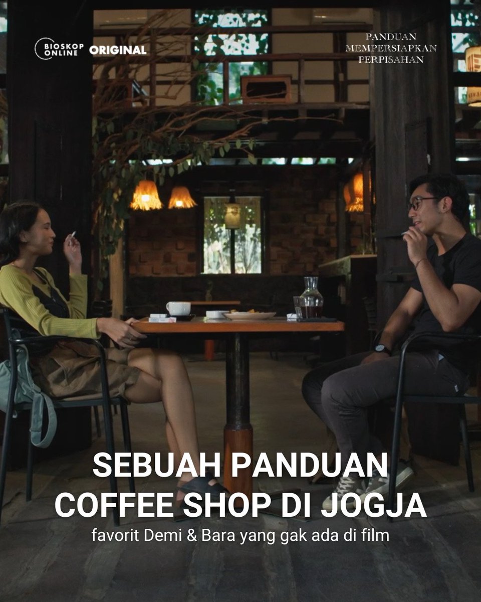 Jogja kota pelajar ✅
Jogja kota kenangan ✅✅
Jogja kota Coffee Shop ✅✅✅

Kalau di Jogja dapet match di dating apps pasti ketemuan di coffee shop gak sih?

Skripsian? ☕
Kerja? ☕
Putus?  Juga☕

✨SEBUAH PANDUAN COFFEE SHOP DI JOGJA✨
[A THREAD]