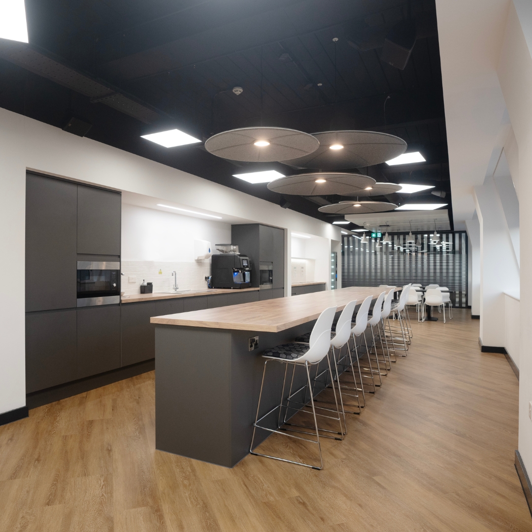 Estilo Interiors (@estilointeriors) on Twitter photo We are proud to share another recent completion provided by Estilo Interiors.
Our team utilised a collaborative design process, working with PM Group’s internal design teams, adhering to their brand guidelines and drawing inspiration from their international office network. We are proud to share another recent completion provided by Estilo Interiors.
Our team utilised a collaborative design process, working with PM Group’s internal design teams, adhering to their brand guidelines and drawing inspiration from their international office network.