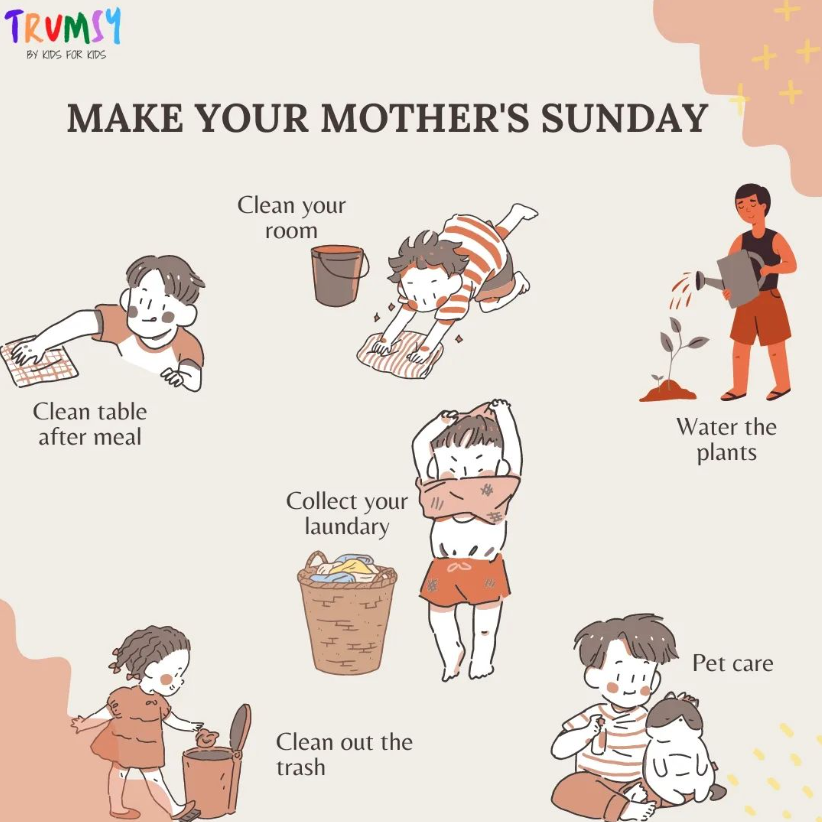 Trumsyapp's tweet photo. Helping with household chores can teach children responsibility, time management, and the importance of contributing to the household.

#Trumsy #independent #responsible #Parenting #PositiveParenting #Sunday #Weekend #HouseHoldChores https://t.co/Mj4lcZGv7T