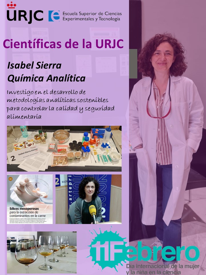 ESCET_URJC's tweet photo. Con motivo del 11F queremos contribuir a la visibilidad de la mujer en la ciencia dando a conocer algunas investigadoras de nuestra escuela en la URJC #11F #MujerYCiencia https://t.co/A4adX7UU01