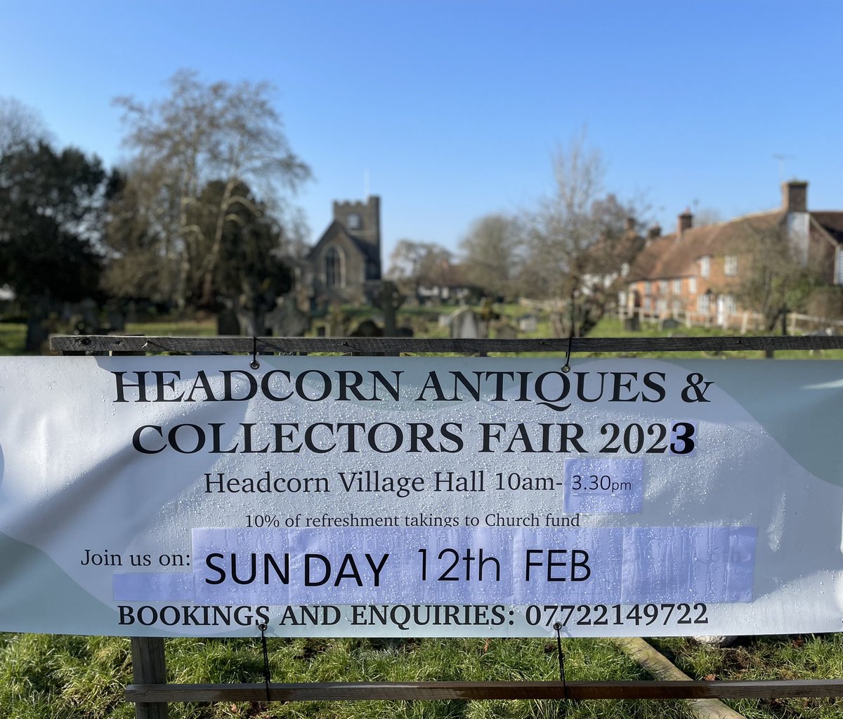 Headcorn’s next Antiques &amp; Collectors’ Fair is on this Sunday
#antiquesfair