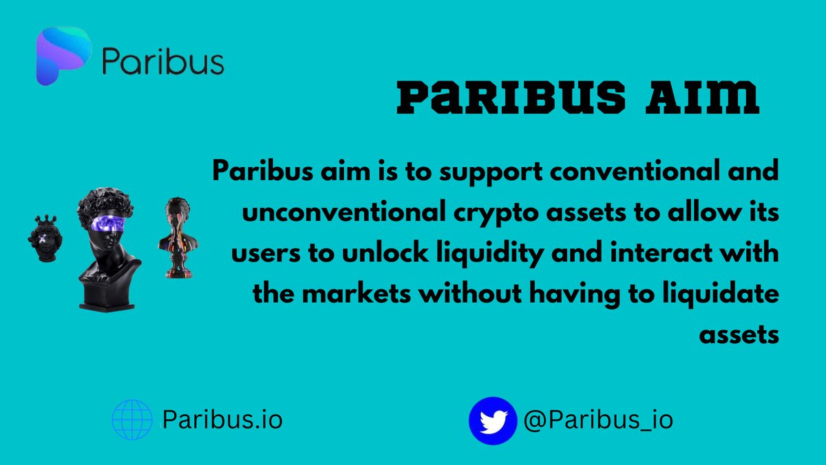 <a href="/paribus_io/">Paribus</a> the best Cardano-based  lending and borrowing platform!

Project aim is to support 
conventional and unconventional crypto assets to allow its users to unlock liquidity and interact with the markets without having to liquidate assets. #Cardano #Borrow $PBX #Paribus