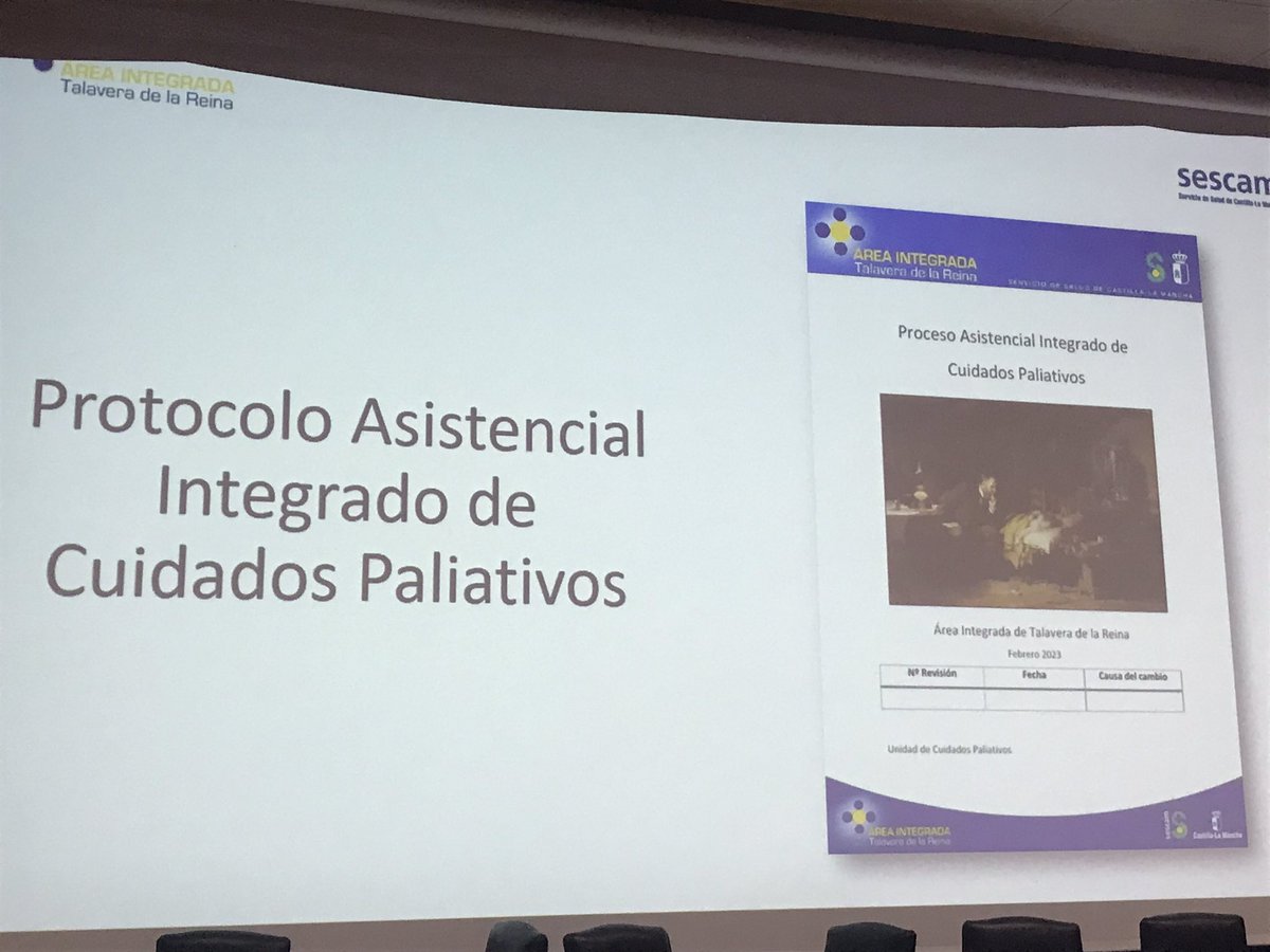 pfluriache's tweet photo. 🔴El Dr. Miguel Ángel Alvarez presenta el Protocolo Asistencial Integral de Cuidados #Paliativos en #sanidadtalavera Por qué y con quién? Fundamental la coordinación con #AP en base a un modelo compartido de atención. #humanizacion https://t.co/PWqihJK9QL
