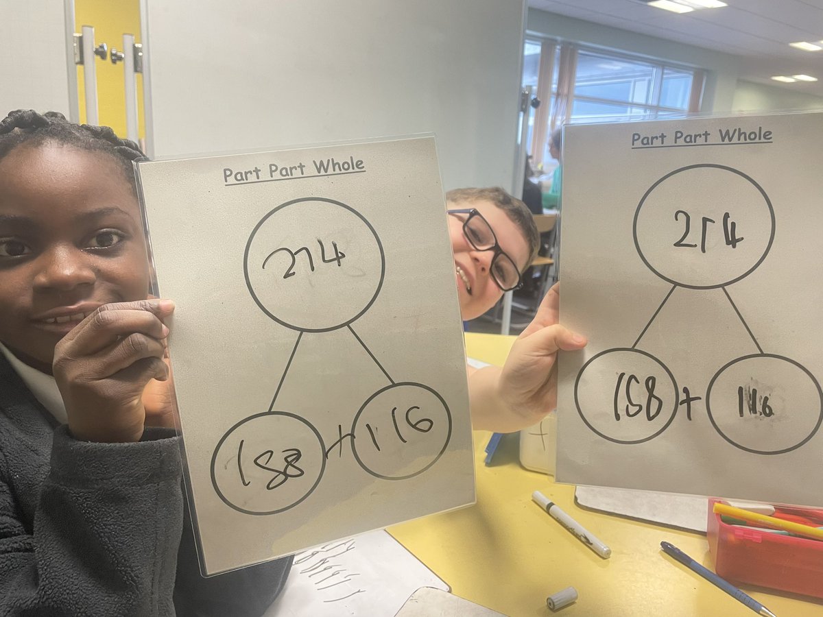 StBenNumeracy's tweet photo. Exploring Part part whole and using different strategies to find missing part! P4 CPA in action ! @glasgowcounts @StBenedictsPS https://t.co/6FLrWd7C8i
