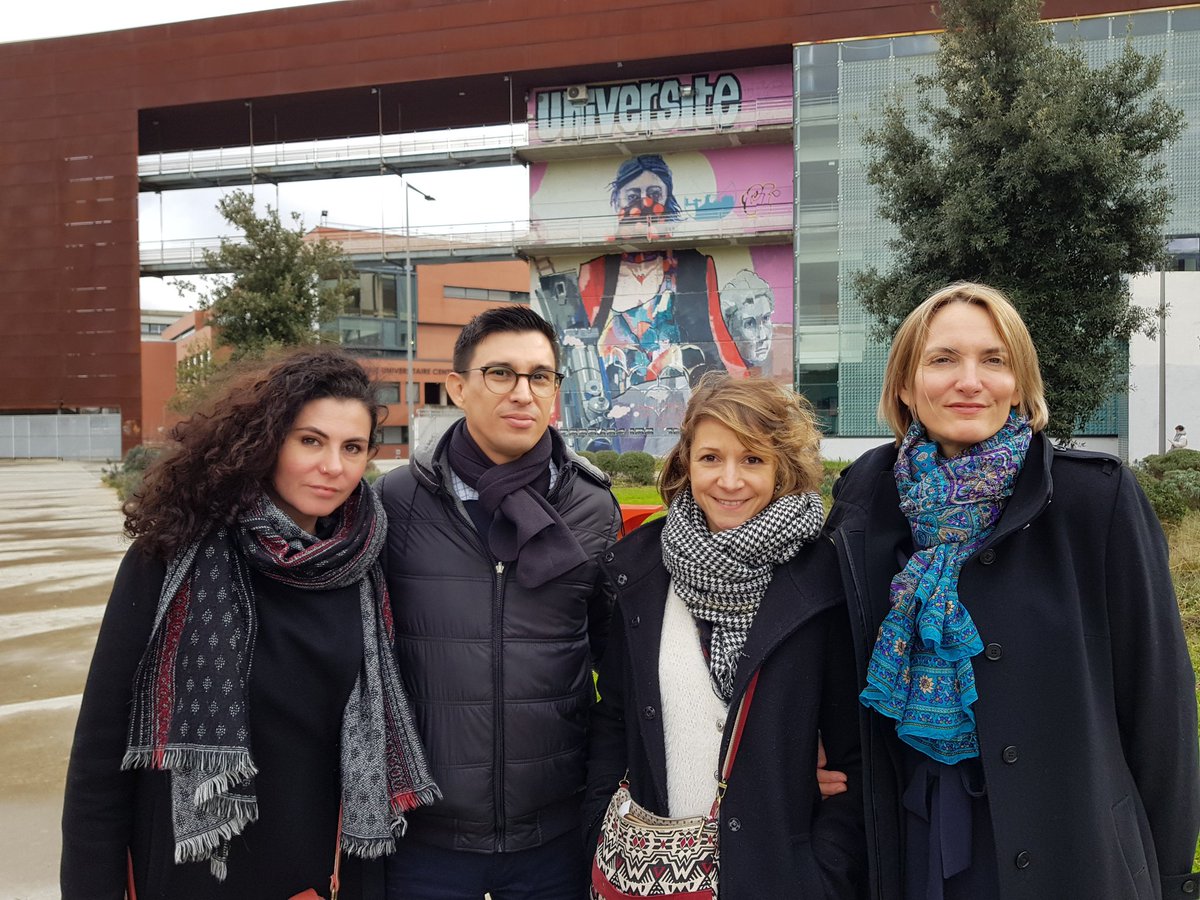 paxbukovic's tweet photo. @universeh_eu @UTJeanJaures @spacetechagh @uni_lu @AGH_Krakow @HHU_de @LTUniv @Univ_Toulouse @toulouseinp L'équipe RI et Projets européens @UTJeanJaures et @StangeFayos ont accueilli Kevin Ramirez dans le cadre de la dernière #conference  multidisciplinaire du cycle #UNIVERSEH #Sustainability and #space_sector ! https://t.co/qeFliXGCN9