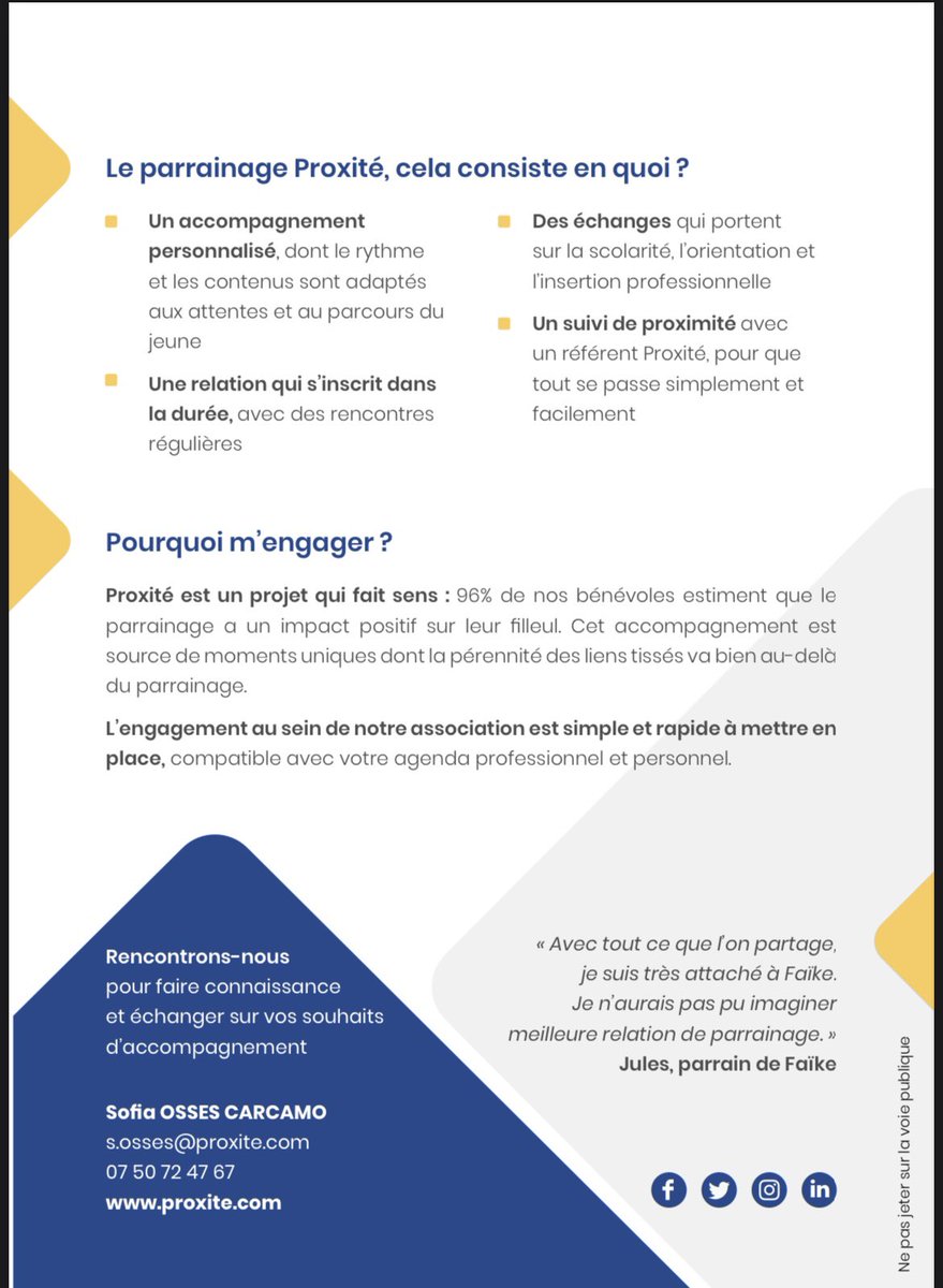 Proxite33's tweet image. Hello ✨

Nous recherchons 10 #bénévoles sur #Bordeaux pour accompagner des collégiens/lycéens et jeunes adultes motivés. 

Vous êtes un actifs dans le monde du travail ? Vous avez envie de vous #engager ? N’hésitez pas à nous contacter 📞 

#Proxité #Bénévolat #Jeunes