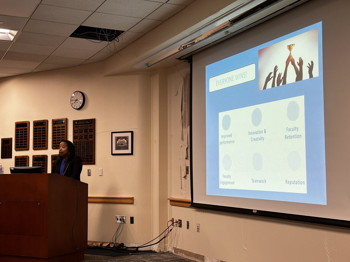 DannyMuehlschMD's tweet photo. Dr. @sumler_michele giving an excellent grand rounds at @BrighamAnes on Equity in Promotions. Lots of work still needed,  but she gave us a framework of how to increase diversity in our institution and our societies. https://t.co/ysZdlm0ABD