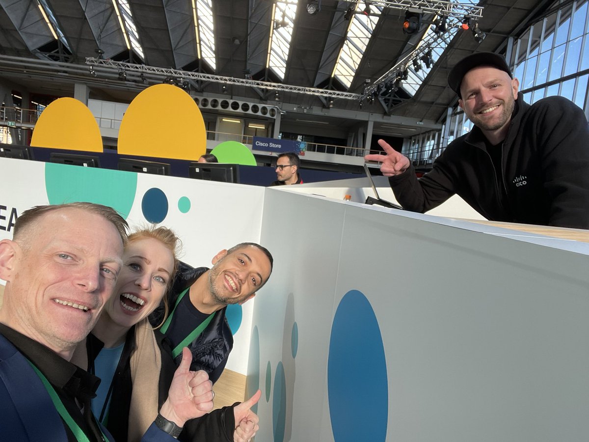 Through the years with #DJCLUER @jmeskenazi <a href="/NadjaRitter1/">Nadja Ritter</a> and #CiscoLiveEMEA 

(Getting better with age, just like a fine wine…🍷)