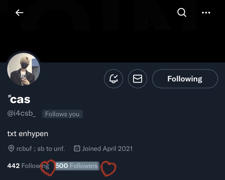 yaerippi's tweet photo. happy 500 bffs po @i4csb_ !!🤩🤘🏻 https://t.co/7qIstJ4gWM