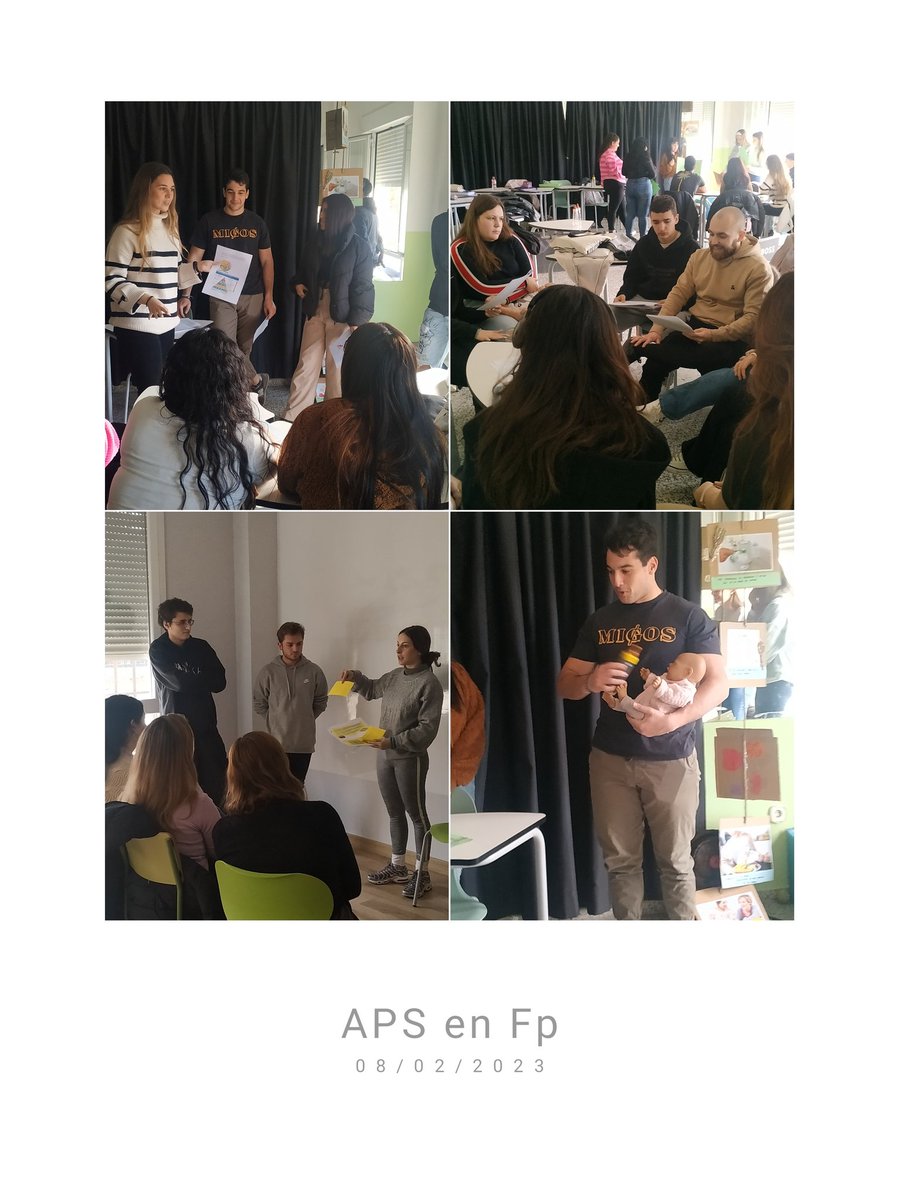 Rafaprofesor's tweet photo. Toda una experiencia el Intercambio entre @EPJaveriana con los chic@s de #Dietética y de educación infantil del IES Pio Baroja. Un gran APS! Gracias chi@s de @FJaverianas #FP https://t.co/bHx9zmKl8C