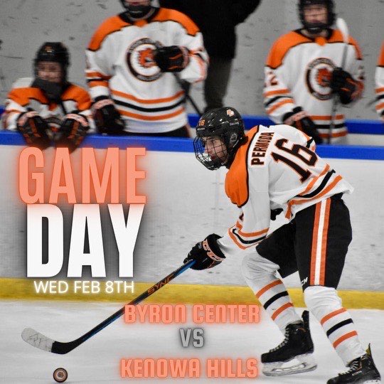 BCBulldogHockey's tweet photo. Puck drop at 8pm on the road at Walker Ice &amp; Fitness in a conference match-up against Kenowa Hills. https://t.co/SPLgpGD6NS