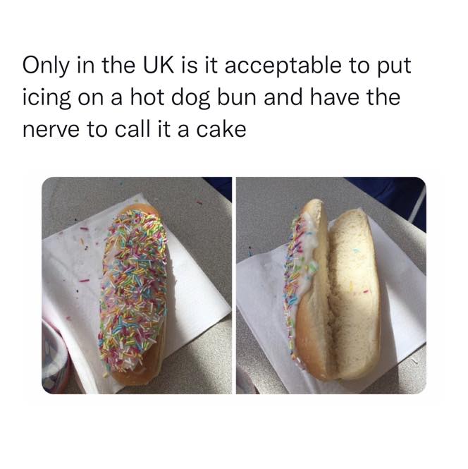 YellowCabBrist's tweet photo. Only in England... 🤣 

#Meme #Humour #Foodie https://t.co/qzDMcy0axR
