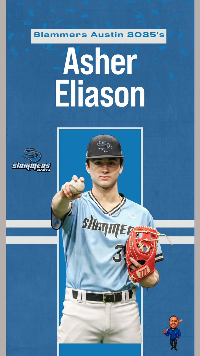Tony Gilio (@tonygilio) on Twitter photo MEET THE TEAM of Slammers Austin 2025’s
6’3 195 | 4.14 GPA | RHP | 88 MPH | HIGH ACADEMIC
<a href="/asher_eliason/">Asher Eliason</a>
<a href="/SlammersNorth/">Slammers North</a> <a href="/RichardUAustin/">Slammers Austin</a>
<a href="/PG_Uncommitted/">PG_Uncommitted</a> @pbrcolorado
#locallinedriveguy <a href="/virtualcombine/">Virtual Combine</a> MEET THE TEAM of Slammers Austin 2025’s
6’3 195 | 4.14 GPA | RHP | 88 MPH | HIGH ACADEMIC
<a href="/asher_eliason/">Asher Eliason</a>
<a href="/SlammersNorth/">Slammers North</a> <a href="/RichardUAustin/">Slammers Austin</a>
<a href="/PG_Uncommitted/">PG_Uncommitted</a> @pbrcolorado
#locallinedriveguy <a href="/virtualcombine/">Virtual Combine</a>