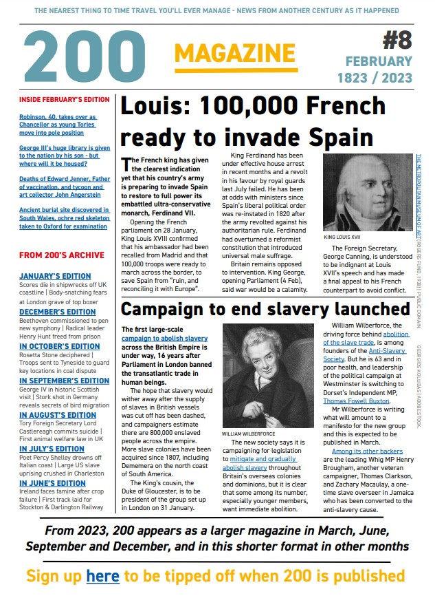 Reporting the news from 1823 tweet media