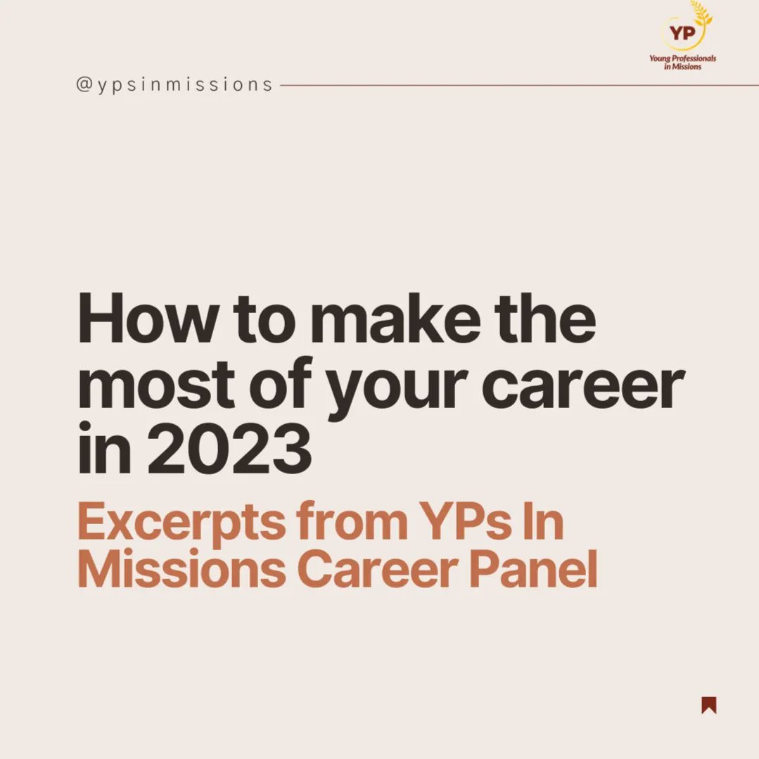 ypsinmissions's tweet photo. Get inspired for your next career move!

Check out the highlights from our recent Career Panel, packed with expert insights and practical advice. Don't miss out on the key takeaways, tag a friend and share this post. https://t.co/Zn6mM2CsSj