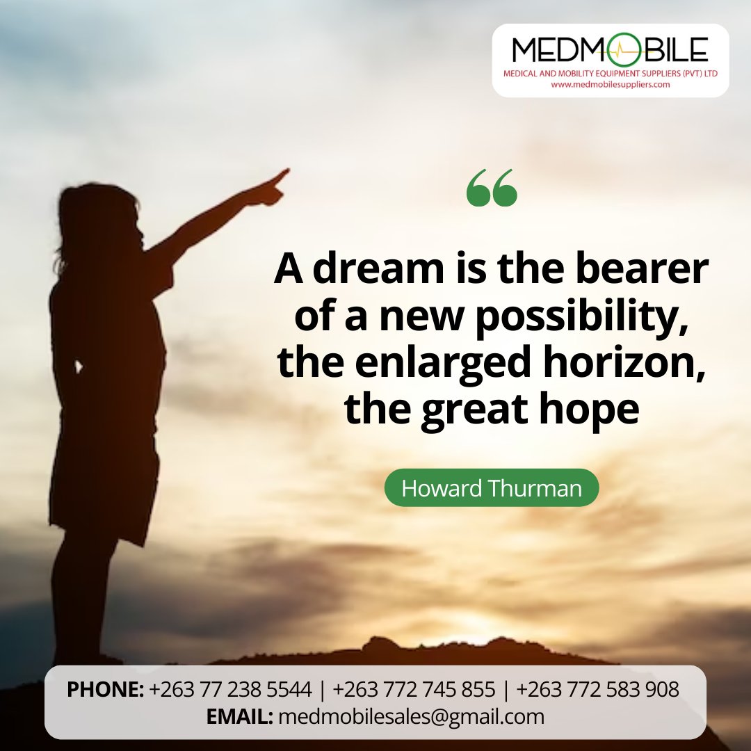 “A dream is the bearer of a new possibility, the enlarged horizon, the great hope” – Howard Thurman

#quoteoftheday