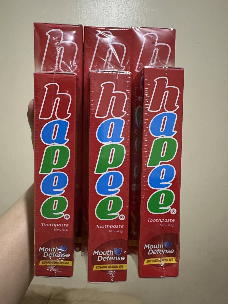 Mang_INASAR's tweet photo. Balik Hapee Toothpaste! https://t.co/iLfoGLUVq6