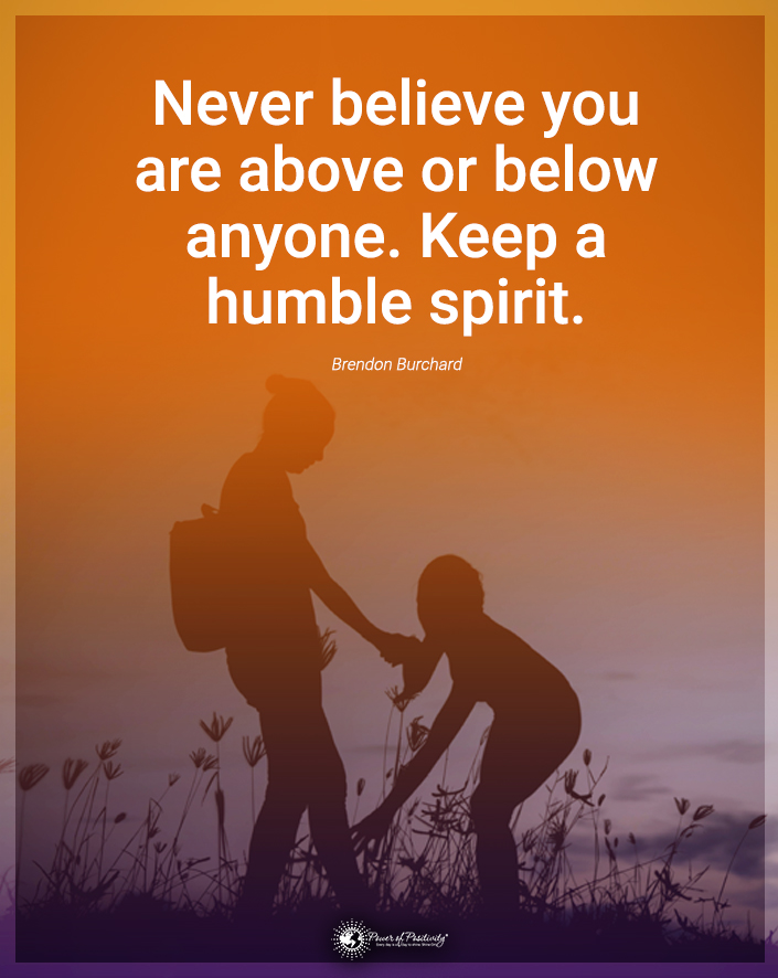 TrainingMindful's tweet photo. “Never believe you are above or below anyone. Keep a humble spirit.” https://t.co/T87GNVV3sL