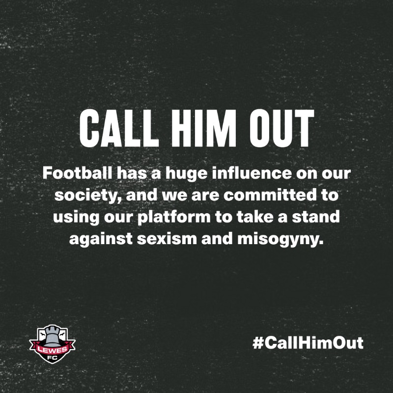 LewesFCMen's tweet photo. With @SurvivorsnetBtn, we are re-pledging to #CallHimOut.

So men, are you in?

#SexualViolenceAwarenessWeek