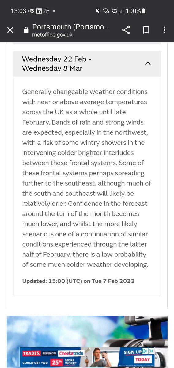 berryman81's tweet photo. @GBNEWS Thats not what it says on @metoffice website #fakenews https://t.co/wxaz4hIuk1