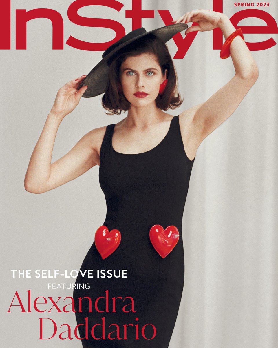 InStyle's tweet photo. For @InStyle’s Self-Love Issue, #AlexandraDaddario gets intimate on her favorite red carpet moments, what it’s like to grow up in the industry, and how she embraces her darkest moments: https://t.co/Iu5f7dprKv https://t.co/L7nmFuMYr3