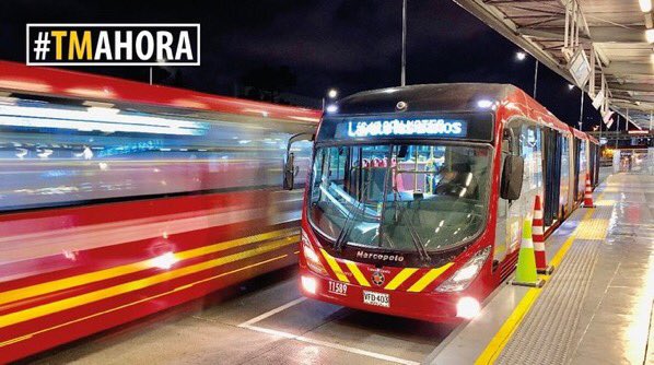 TransMilenio tweet media
