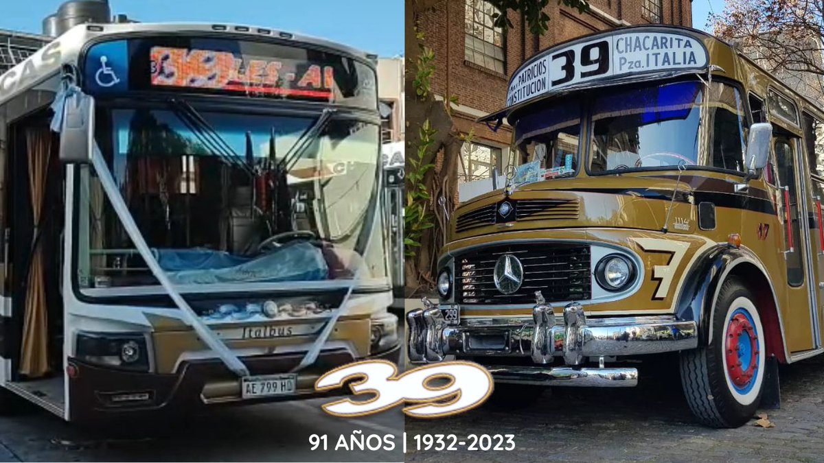 HOY CUMPLIMOS 91 AÑOS EN SERVICIO!

Era el verano de 1932. Con 5 International, el 8 de Febrero comenzó a circular la Línea 32, uniendo Santa Fé y Carranza, en Palermo, con Caseros y Hornos, al costado de la estación Constitución.

Nuestra historia: linea-39.com.ar/la-empresa/his…