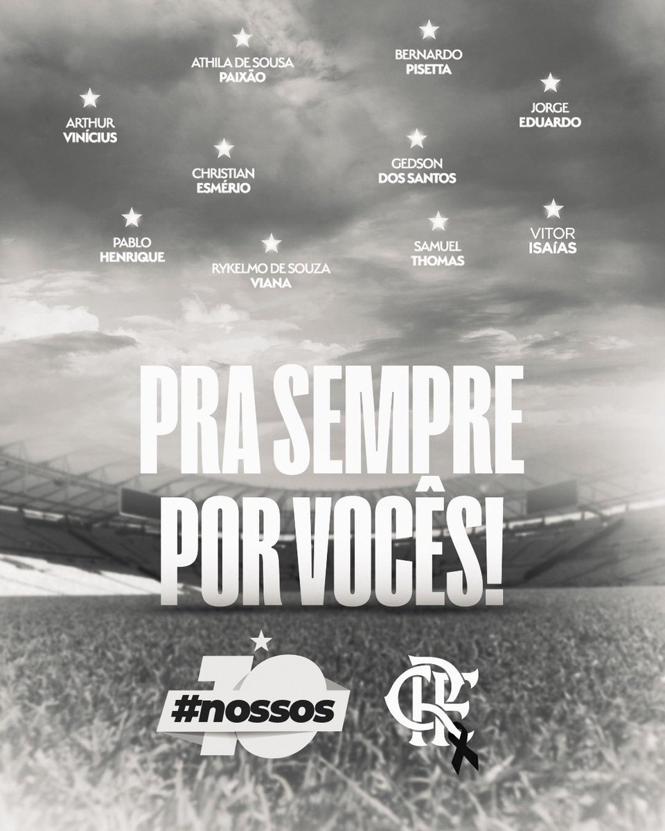 🔴JAMAIS SERÃO ESQUECIDOS⚫️
⭐️⭐️⭐️⭐️⭐️⭐️⭐️⭐️⭐️⭐️
#Nossos10 #Flamengo