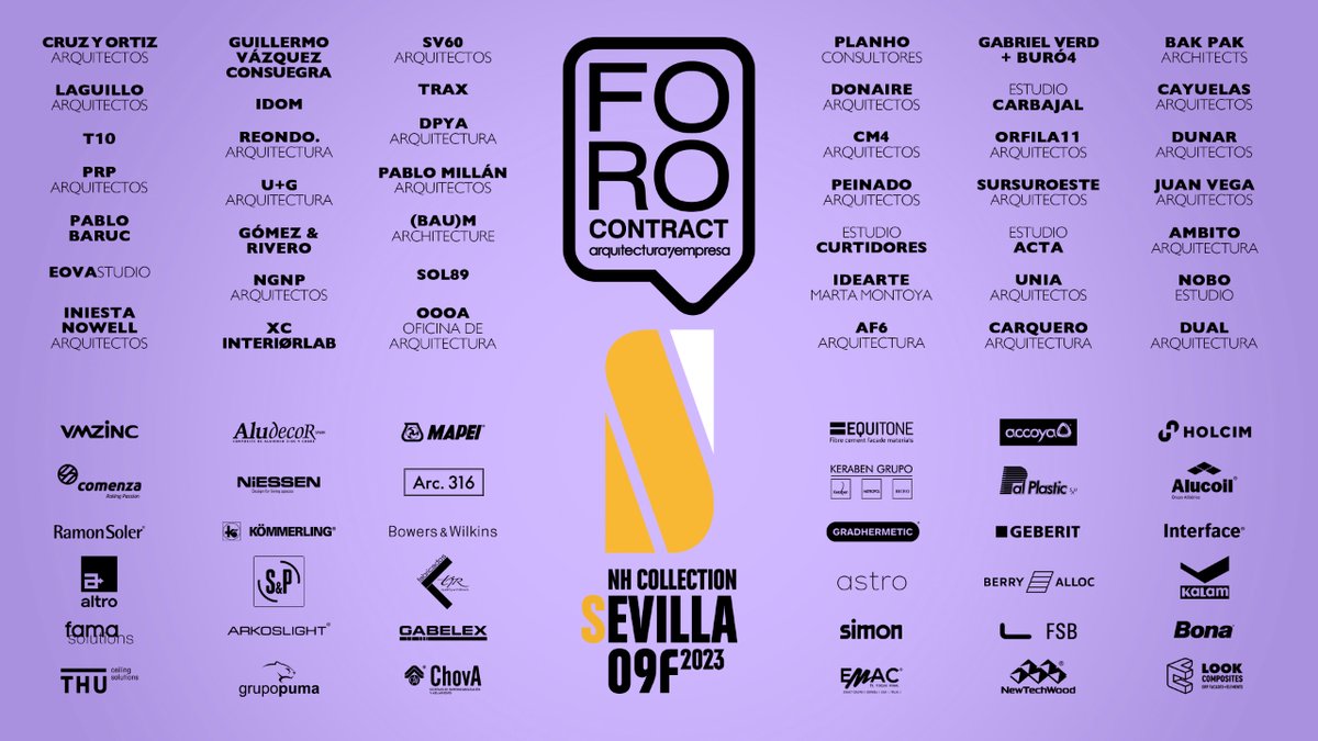 Mañana estaremos en el evento #ForoContract  organizado por <a href="/arqyempresa/">Arquitectura y Empresa</a>  el hotel NH Collection de Sevilla.
¡No lo dudéis y acercaos a conocer nuestros sistemas!