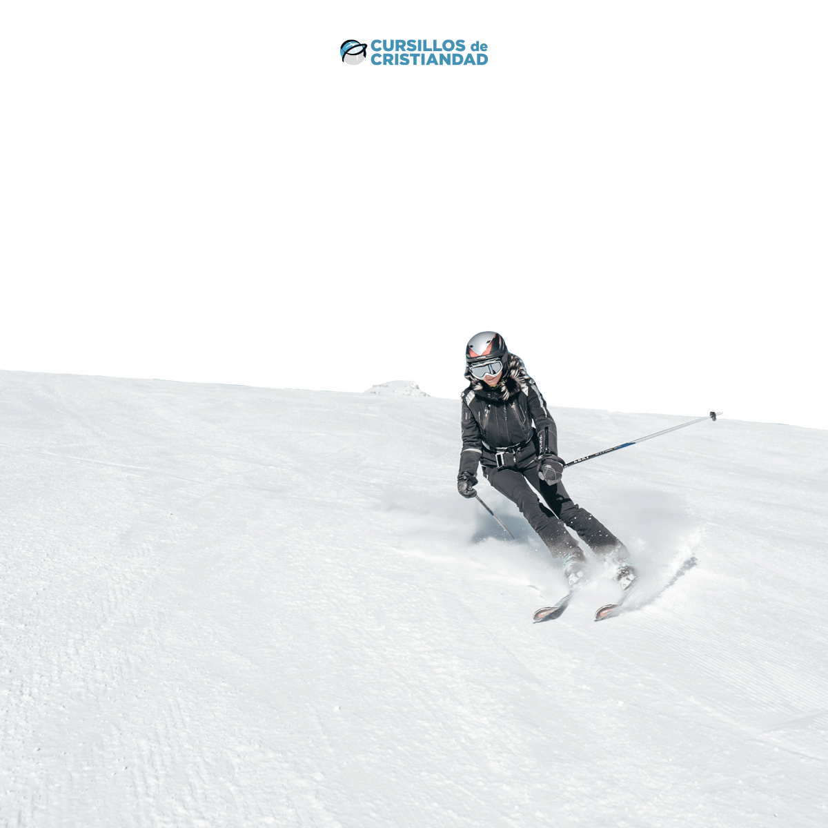 Hay 2 tipos de personas, los que solo ven una esquiadora ⛷ practicando su deporte favorito y los que ven todo el Amor de #Dios ❤️.

Si eres de los primeros pero te encantaría saber de qué hablamos es tu momento, vive un #cursillodecristiandad