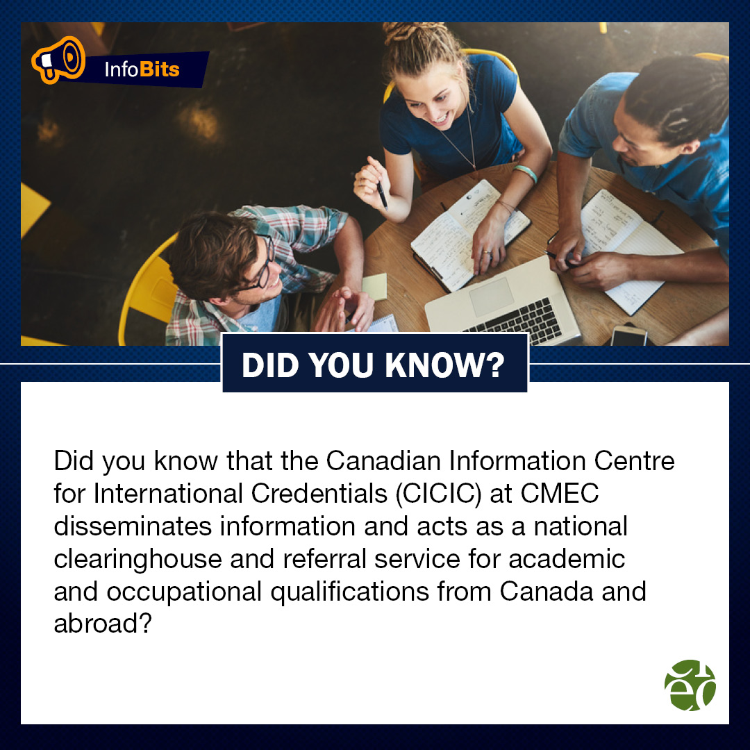 CCMEC's tweet photo. Need more information? Visit: https://t.co/eSSStxXPcL
#CMEC_CndEdu #CICIC https://t.co/eAs6i3Ve8J