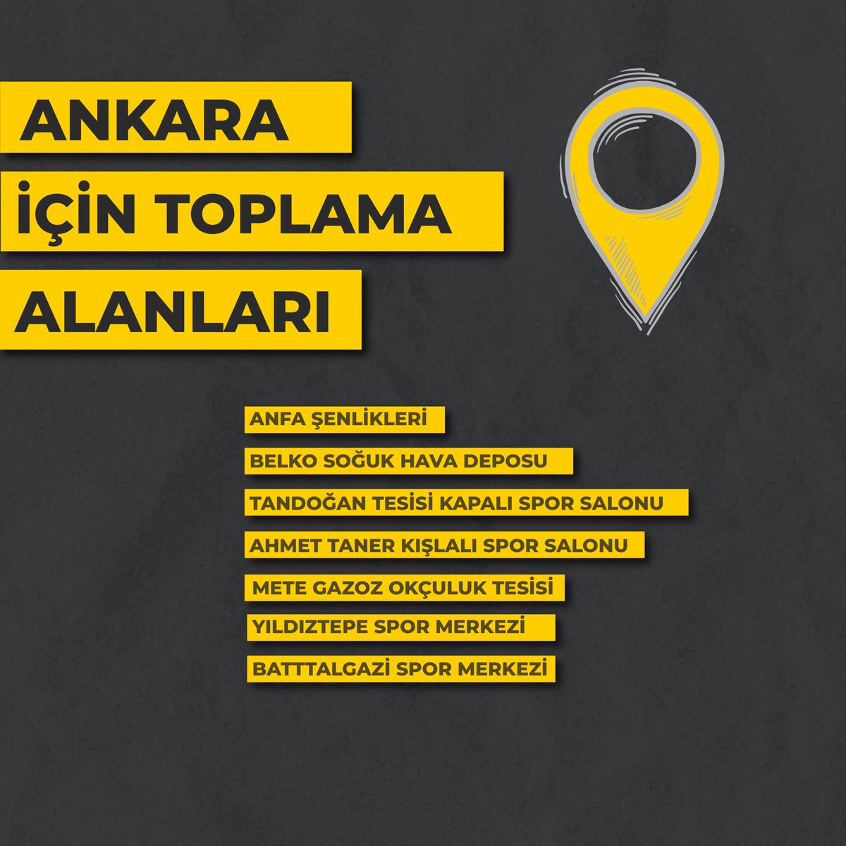 radikasocial's tweet photo. Deprem bölgesine yardımda bulunmak için resmi kanalların açıkladığı acil ihtiyaç listesindeki ürünleri toplama alanlarına ulaştırabilirsiniz. 🙏🏻 https://t.co/8Di4bTp6XG