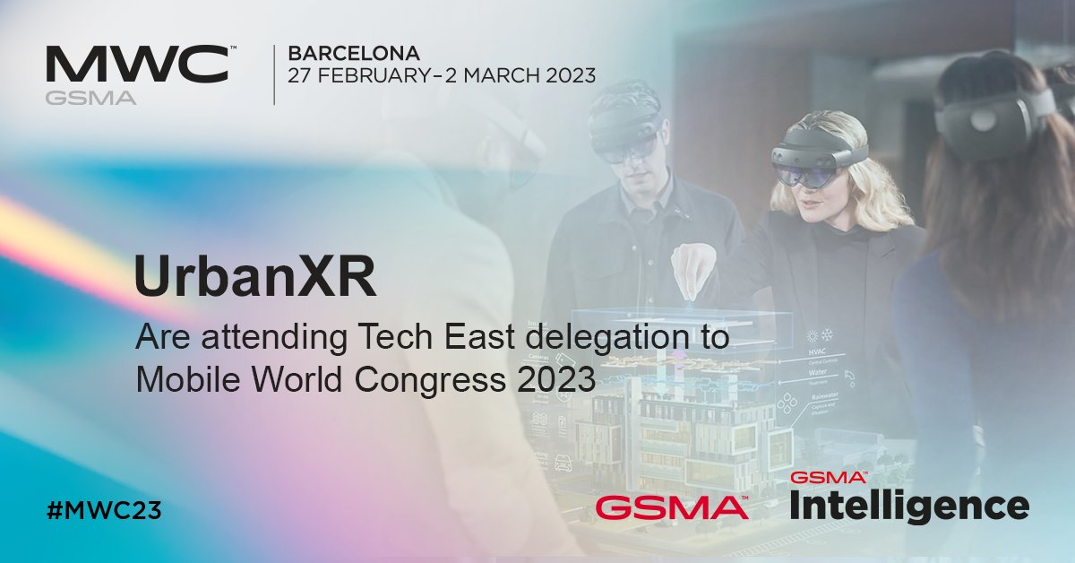 We are thrilled to announce that UrbanXR has been chosen for the Tech East delegation to Mobile World Congress in Barcelona on February 27th - 2nd March!

We can't wait to share our experience with you all after the event ☺️🙌

#UrbanXR #AR #AugmentedReality #VirtualReality