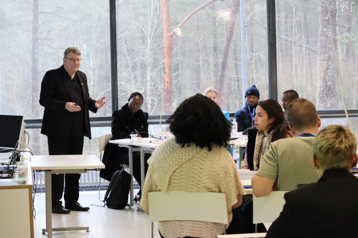 FINCENTFI's tweet photo. The UNCPOC 2023 course has successfully been kicked off at @FINCENTFI! With participants from 10 different countries, we are sure to get into some interesting conversations on the Protection of Civilians. 

#trainingleaders #protectionofcivilians #UN https://t.co/om7QZXxI2T