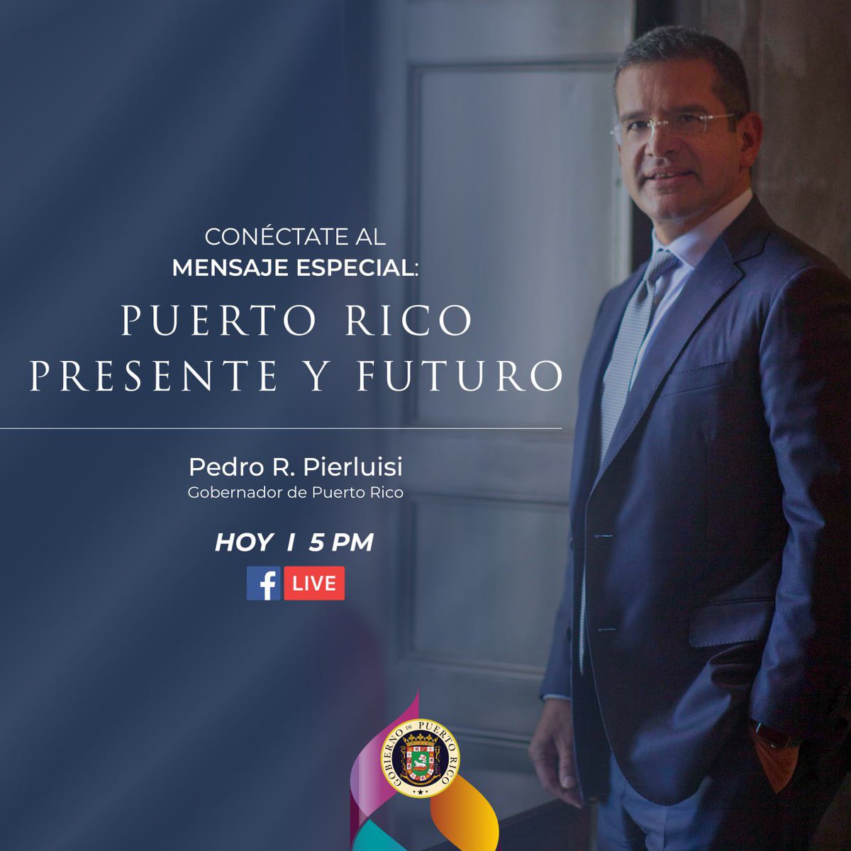 GovPierluisi's tweet image. Me dirijo a ustedes para compartir los logros obtenidos y mi enfoque para continuar creando el Puerto Rico que todas y todos queremos. #PRPresenteYFuturo