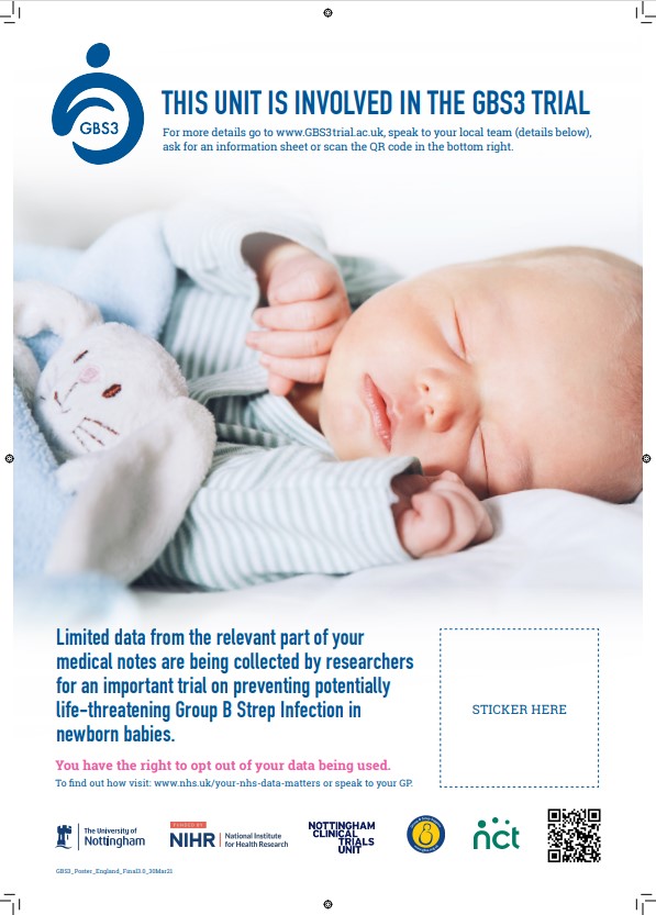 HUH_Research's tweet photo. We are running the @GBS3Trial here @NHSHomerton! The study is looking at whether testing pregnant women for #GroupBStreptococcus reduces the risk of infection in new born babies. For more information, click the link below.

https://t.co/ww71N6kftZ https://t.co/pJgnNejlP3