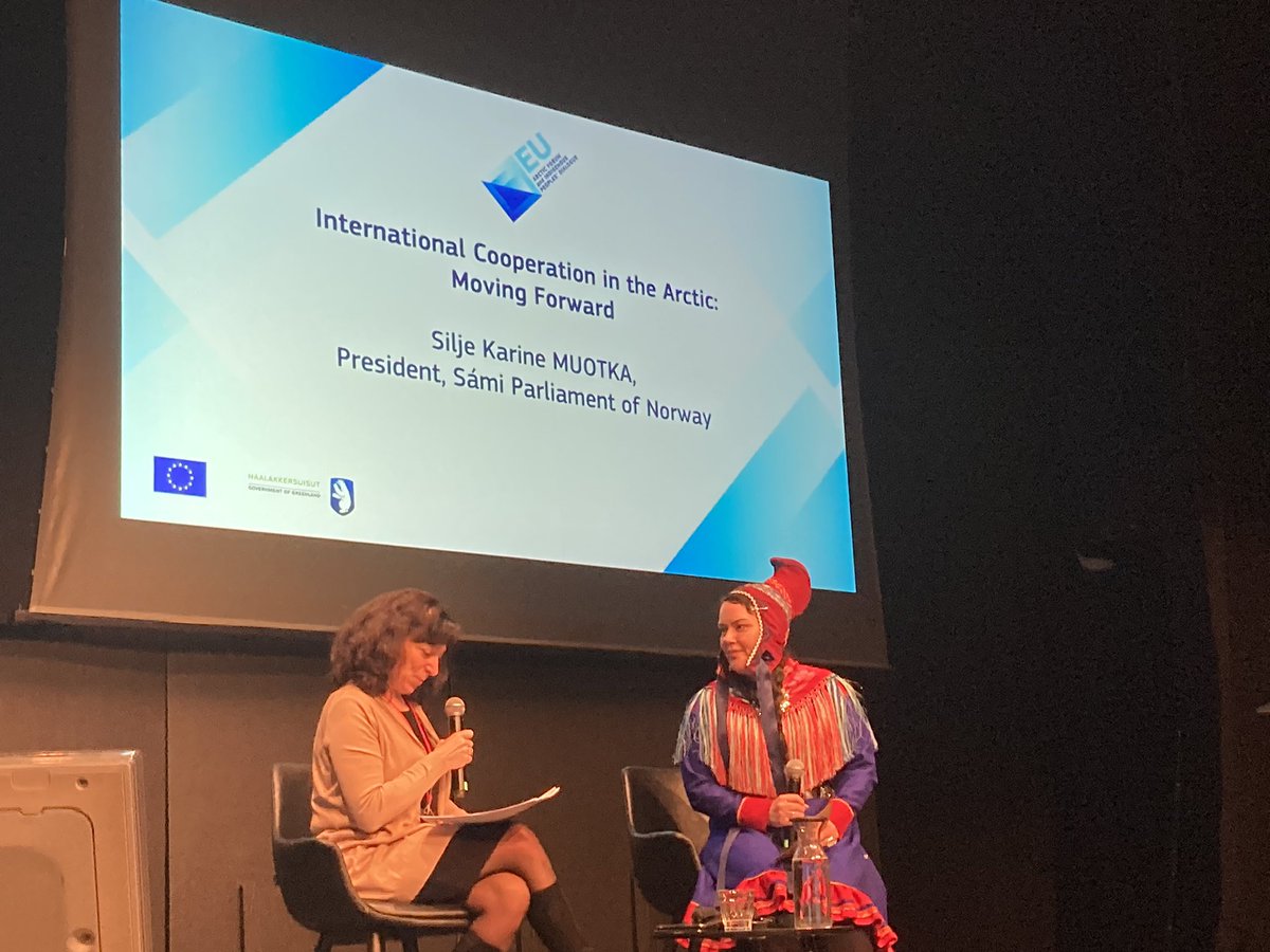 PVuorimaki's tweet photo. ”Green transition has to be just and fair. It is important that we have a role in that dialogue.”, highlighted @siljekarine https://t.co/MPo4AQPfn0
