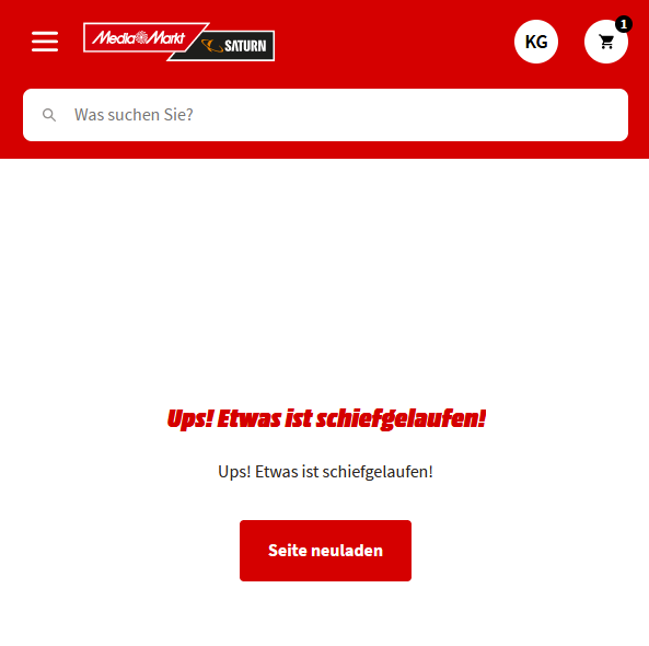 Silberling86's tweet photo. @MediaSaturn Onlineshop kaputt, die Leute bei der Hotline und im Markt können keinerlei hilfreiche Information geben. https://t.co/8oOInVwD1T