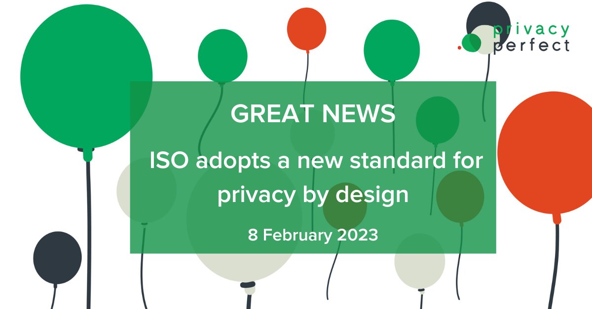 Exciting news! Today, ISO will adopt ISO 31700 on privacy by design. This new worldwide privacy standard provides guidelines for organisations to prioritise the privacy of consumers throughout the design and development of their products and services. Read:hubs.li/Q01BvgzR0