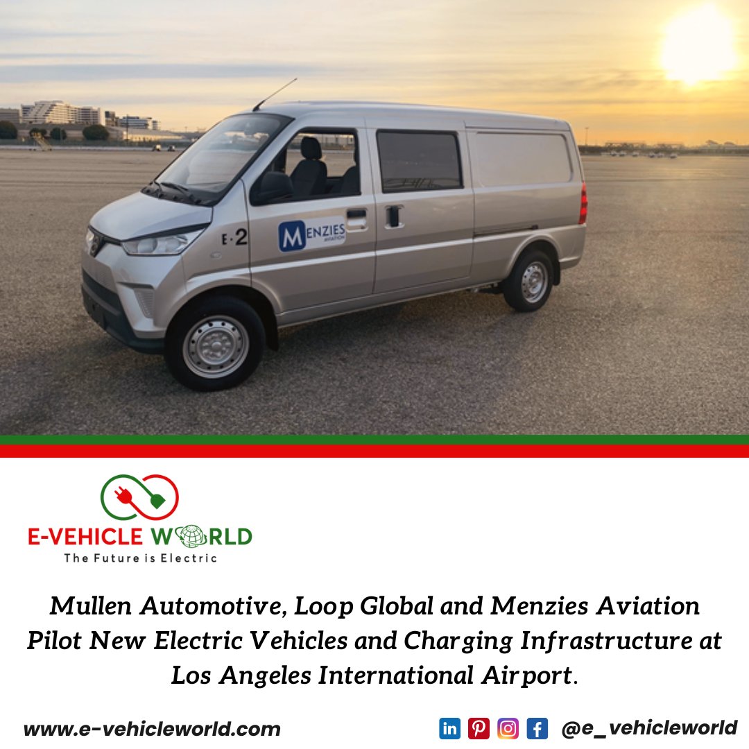 Mullen Automotive, Loop Global and Menzies Aviation Pilot New Electric Vehicles and Charging Infrastructure at Los Angeles International Airport.
#evnews #electricvehicles #evcargovans #evs #evehicles #losangeles #aviationnews #evcharging #electricvans #infrastructure #automotive
