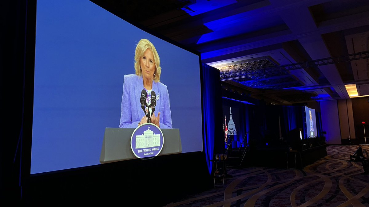 ACCT (@cctrustees) on Twitter photo A special #NLS2023 message from <a href="/FLOTUS/">First Lady Melania Trump</a> <a href="/DrBiden/">Dr. Jill Biden</a> emphasizes career-connected learning at community colleges. "The Biden Administration believes all students deserve the opportunity to work in fields like clean energy..." A special #NLS2023 message from <a href="/FLOTUS/">First Lady Melania Trump</a> <a href="/DrBiden/">Dr. Jill Biden</a> emphasizes career-connected learning at community colleges. "The Biden Administration believes all students deserve the opportunity to work in fields like clean energy..."