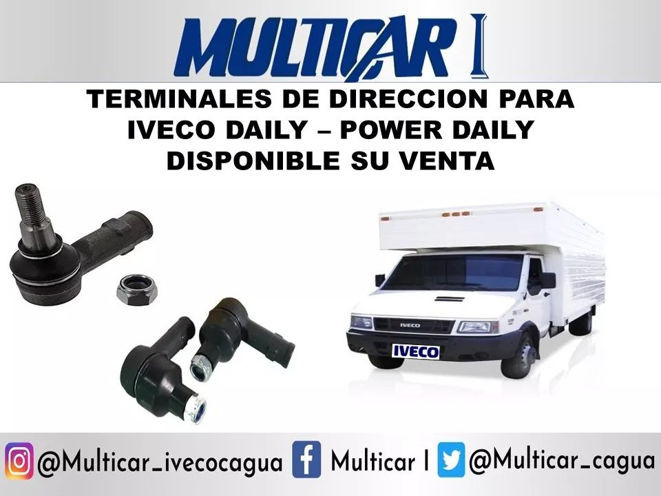 Multicar_cagua's tweet photo. En MULTICAR I C.A.
Concesionario de Camiones, Servicio Técnico y Ventas de Repuestos de Marca IVECO y MULTIMARCA
Ofrecemos para tu unidad IVECO DAILY y IVECO DAILY POWER:
* TERMINALES DE DIRECCIÓN
Contáctenos al
• 0412-8970525
• 0424-3626178 https://t.co/JecPWr0JOX