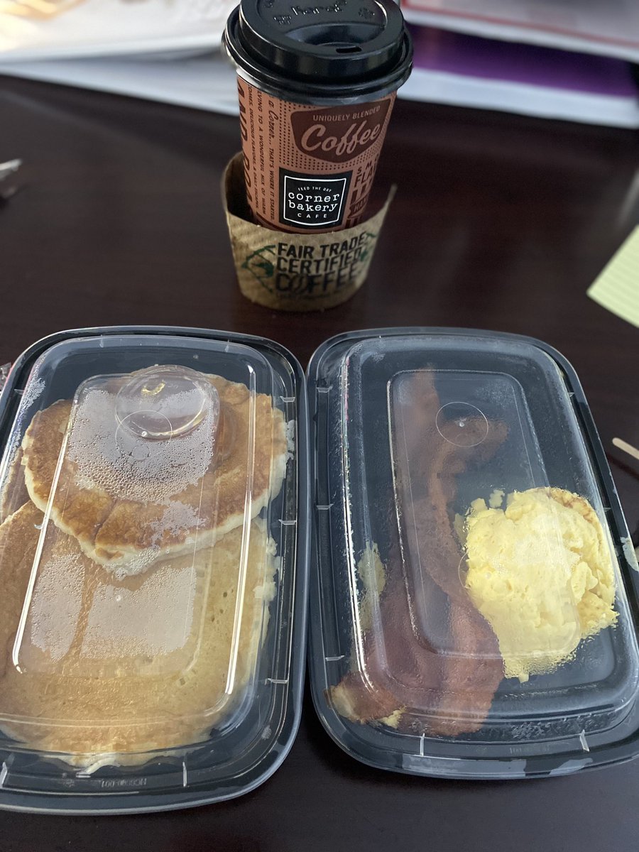 Started Tuesday off with breakfast from my AP Partner. Thanks Mr. Thomas.